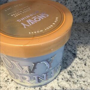 Bath & Body Works Snowy Morning Body Butter - Blue and Tan